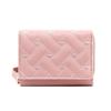Women'S Wallets Tri Fold Card Bags Pocket Short  Embroidered Love Pattern