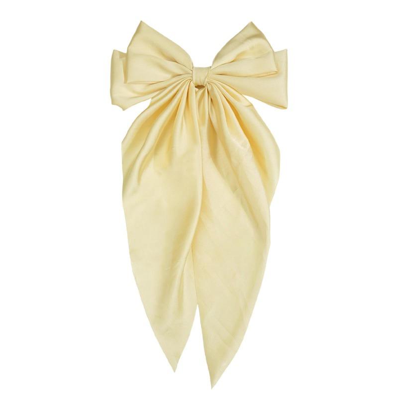 1 Stück Neue Koreanische Mode Bogen Haarnadel Einfarbig Elegante Haarspangen Kopfbedeckung Mädchen Kinder Haarschmuck