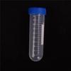 10Pcs 50Ml Tubo de centrífuga de plástico Tubo de ensaio de laboratório Recipiente com 4 fundos