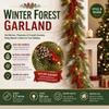 2.7m Christmas Decorative Garland with 50 LED Lights