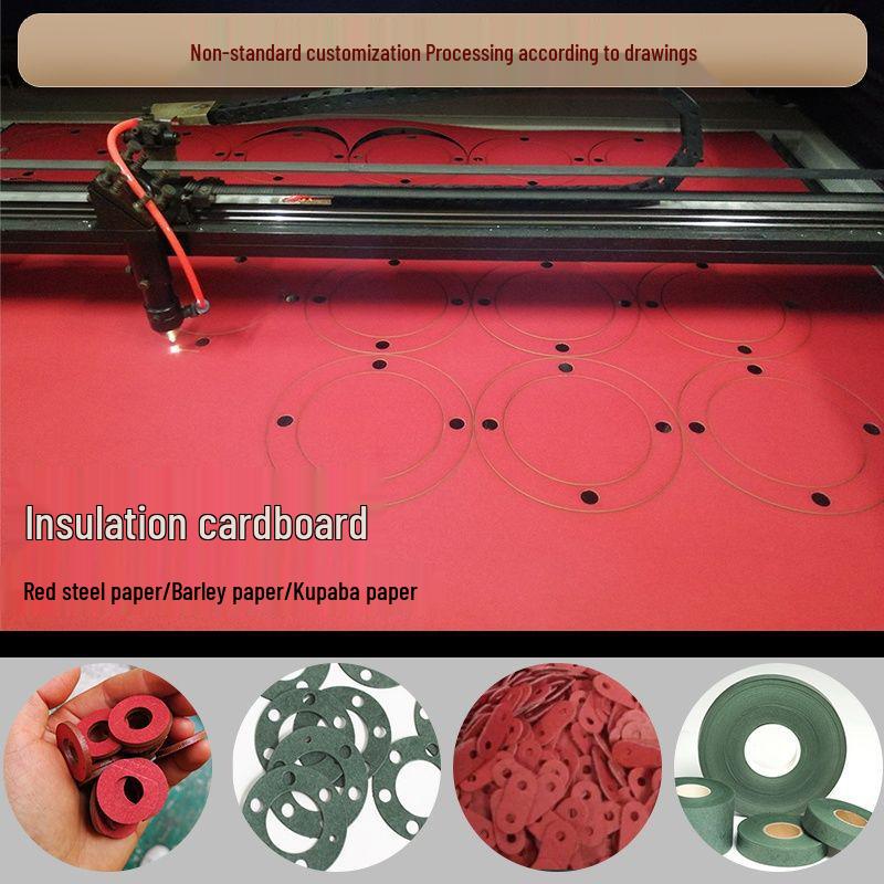 Red Steel Paper Insulating Gasket - Flat Washer Seal Red Steel Paper