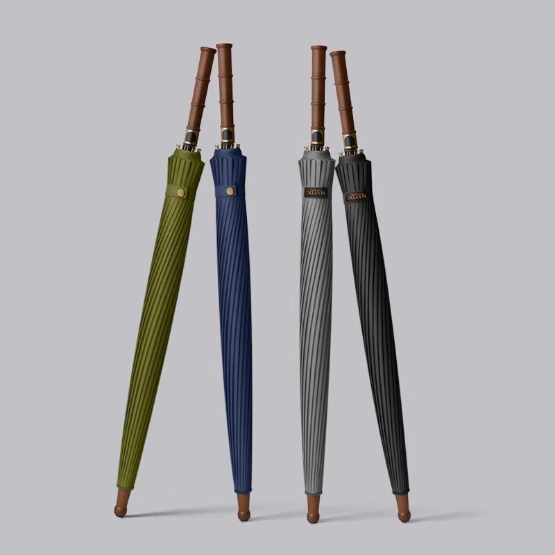 MAYDU M8003 24K Solid Wood Automatic Umbrella
