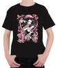 Nezuko Kimetsu No Yaiba Demon Girl Bamboo Fight Pose Pink Unisex Kids T-Shi-
