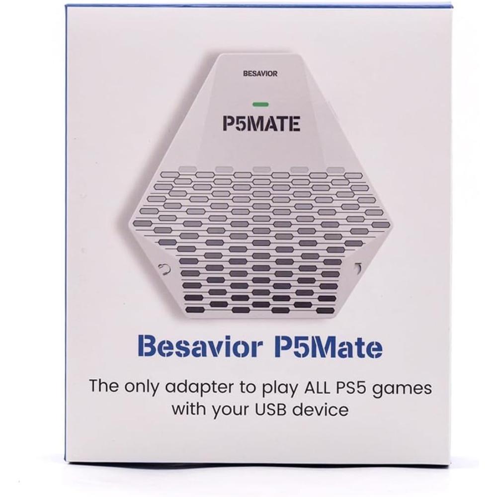 P5 Mate USB adaptér pro PS5/PS5 Slim Gaming Converter Příslušenství Hry pro více hráčů, nízká latence, podpora více ovladačů/periferií/náhlavních souprav/atd.