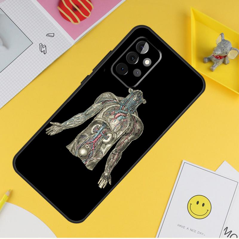 Human Anatomy Case For Samsung Galaxy A54 A34 A14 A56 A52 A53 A16 A26 A36 A55 A35 A15 A32 A12 A33 A13 A17