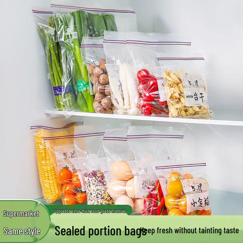 Food-Grade Self-Sealing Fresh-Keeping Bags for Freezers and Refrigerators