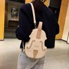 Vintage Violin Shaped Backpack Small Crossbody Bag Unique Accordion Style Shoulder Bag Casual Daily Use Lightweight Design