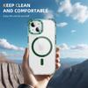 For iPhone 14/13 Clear Phone Case with Lens Kickstand Cover Compatible with MagSafe