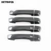 Side Door Handle Bowl Cover Trim For Kia Mohave Borrego     2024 2025 Carbon Fiber Protection Cap Accessories