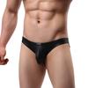Men's Nylon Thongs Underwear Sexy Low Rise Bulge Pouch Briefs