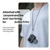 Comprehensive Protections Pack for Action 5Pro with Silicone Case, Lens Cover, and Lanyard