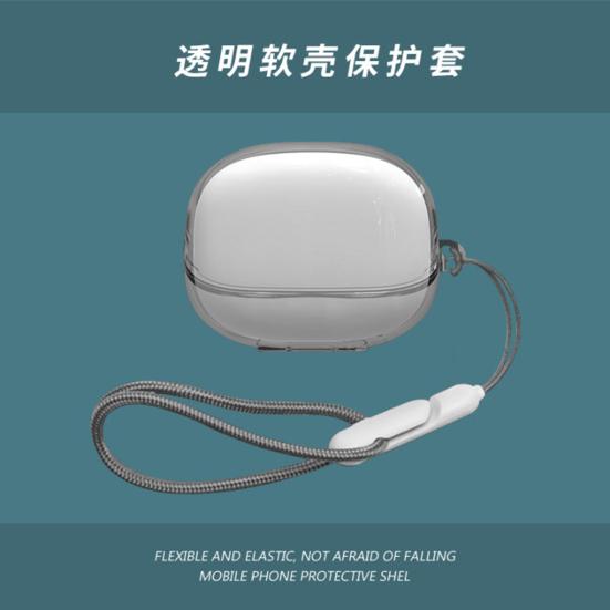 Earphone Shell Full Protection Drop-Proof Anti-Fingerprint Protective Case Transparent Earphone Cover for Xiaomi Buds 5Pro