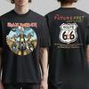 2025 Heavy Metal Band Motorcycle T-shirt for Men and Women Universal Short Sleeve Fashion Top Casual Brand Retro Hip Hop T-shirt
