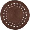 Jute Decor Round Rug Handmade Natural Rug for Any Space Look Rustik Decor For Any Space Area