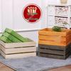 Cassa di Stoccaggio in Legno Vintage Usurata: Espositore Decorativo per Oggetti Vari e Scatola Cornice per Matrimonio