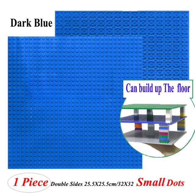 Hot 32*32 Dots Double-Sided Baseplates Small Bricks Diy Building Blocks Base Plate Ww2 Compatible Legoes Parts City Figure