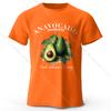 100% Cotton Fresh Avocado Tee - Minimalist Fruit Design Soft Comfortable Basic Top for Casual Everyday Wear