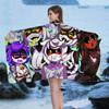 Murder-Drones Cartoon Beach Towel Colorful Bath Towels For Girl Microfiber Quick Dry Sand Free Beach Yoga Spa Gym Pool
