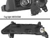 17-19 Beijing Hyundai IX25 Fog Light Assembly with LED Daytime Running Lights