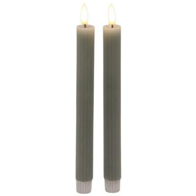 Rippen-Spitzkerze aus der Luxe Collection