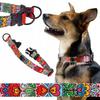 DOUBLE LOCK COLLAR for a Small Dog That Pulls / 20 Ukory Hearts PINK