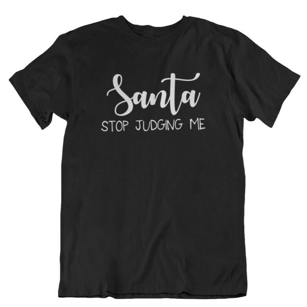 Santa Stop Judging Me T Shirt Vintage Claus Christmas Joy Holiday Ho Ho Ho Tee 2XL