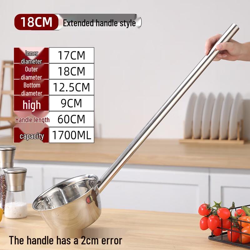 Naiduo Stainless Steel Long Handle Serving Ladle