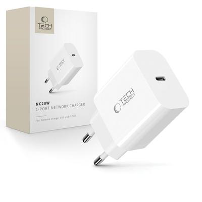 Ładowarka Sieciowa NC20W USB-C 20W - Biała