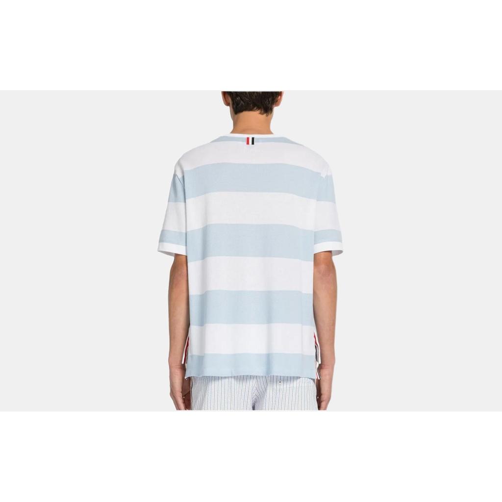 THOM BROWNE Rwb Crewneck T Shirt Unisex MJS201A-J0049-452