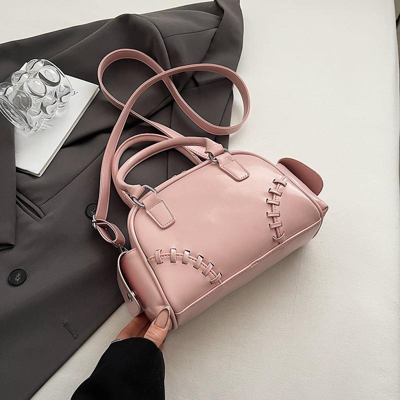 Niche portable bowling bag women's new trendy fashion large capacity armpit bag shoulder messenger bag