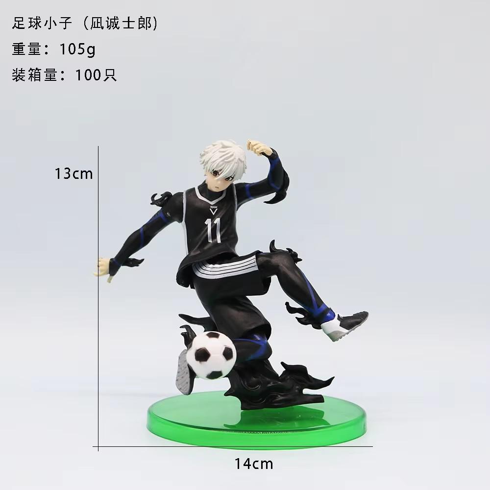 12CM Seishiro Nagi Isagi Yoichi Figure Anime BLUELOCK Cool Desktop Animation Artwork Model Toy Gift Collection Ornaments PVC