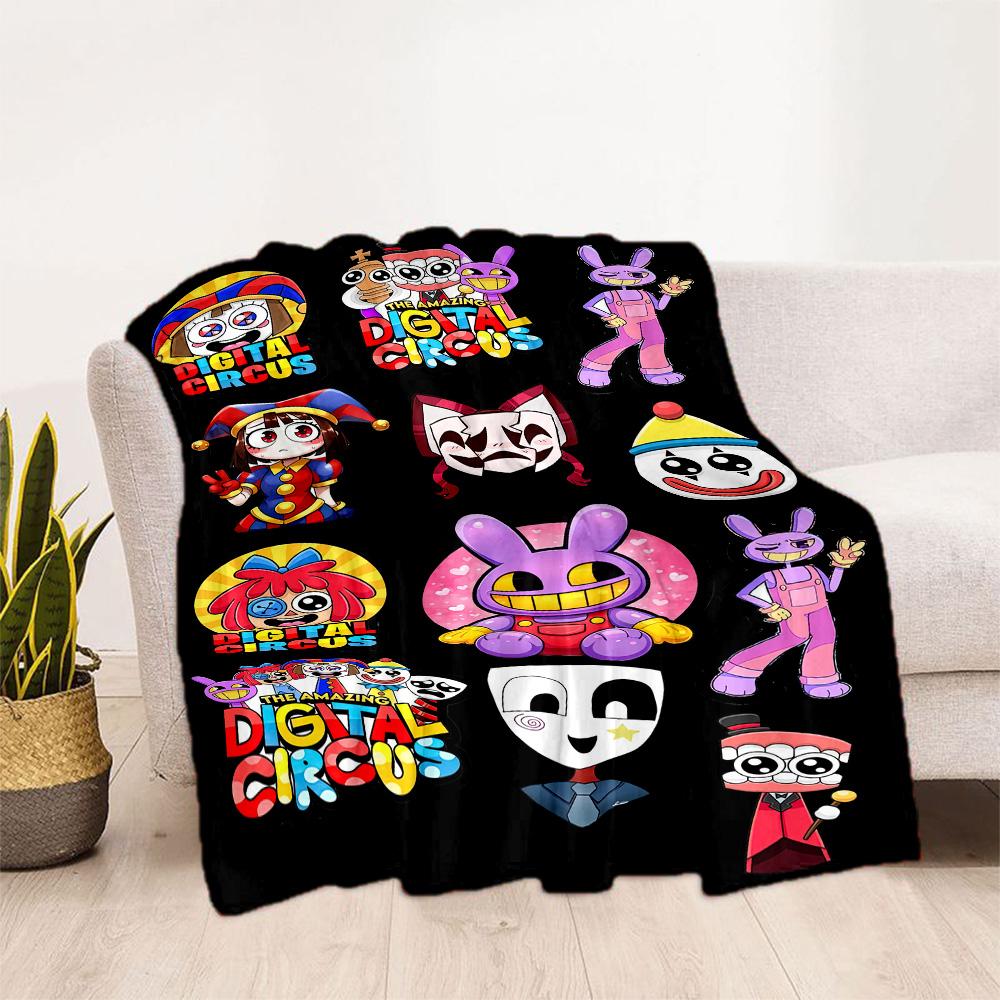 Digital Circus Blanket Comfortable Suitable for Bedding Office Office Chair Four Seasons Multipurpose Modern Style