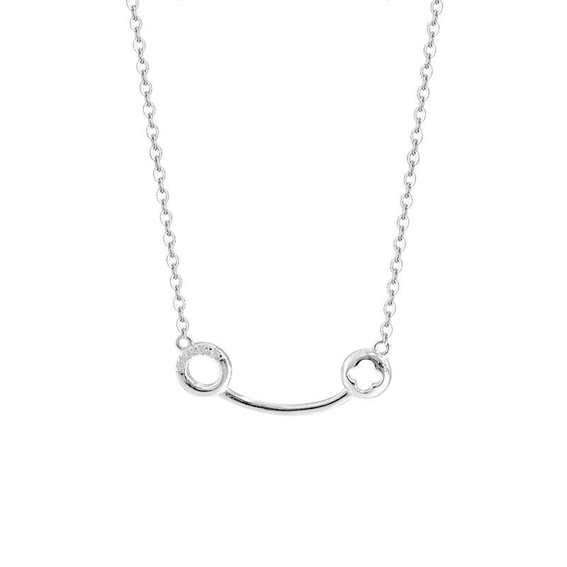 Light Luxury Smile Necklace, Sweet and Popular Design, Versatile Collar Chain Neck