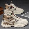 2025 Autumn Men's Shoes New High-top Shoes Men's Sports Shoes Trend Versatile Thick-soled Heightening Casual Dad Shoes