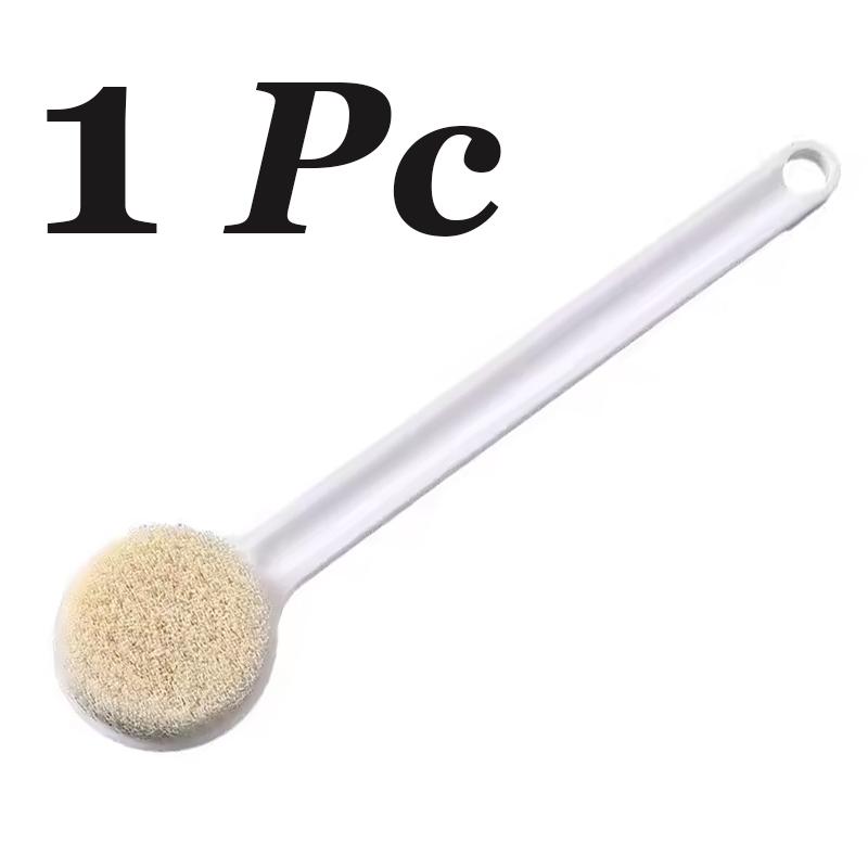 1/3/5pcs Hand-held Long Handle Back Brush for Shower Soft Bristles Body Exfoliating Bath Brush Skin Health Back Bath Supplies