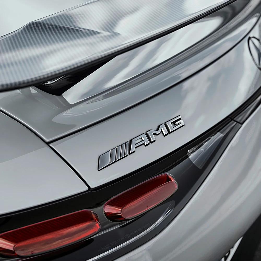 C200 E300 2026 Horké 3D Auto ABS AMG Znak Karoserie Zadní Kufr Samolepka Odznak Dekorace pro Mercedes Benz AMG Třída A E C G M W176 W20