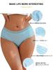 ohyeahlady Cute Plus Size Solid Elastic Sexy Lace and Size 3XL Women's Panties, Panties, Color, Simple, Breathable, Underwear, Stripes, Skin-Friendly,