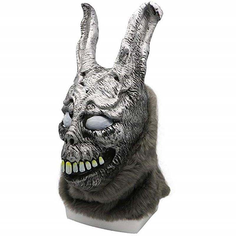 Donnie Darko Frank Rabbit Mask Halloween The Bunny Latex Hood With Mask Fur