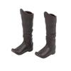 Doll Shoes Medieval Knight Boots Dolls Retro Style Miniature Boots With Gold Embroidery For Dolls Dress Up Accessories
