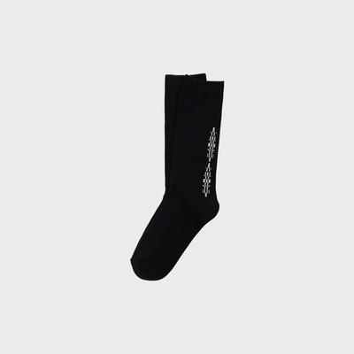(SS) Tattoo Cotton Socks Black