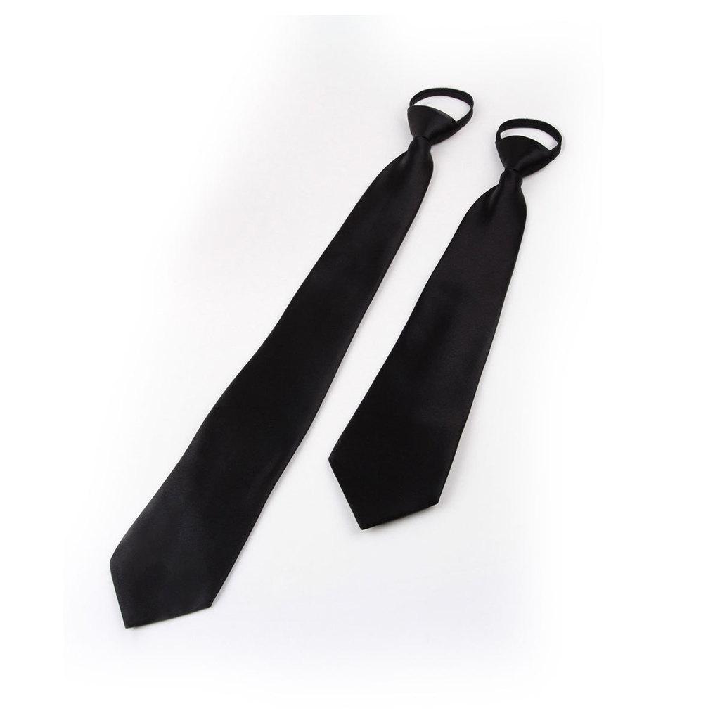 Childrens Polyester Arrow Style Tie With Zipper For Casual School Attire