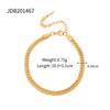 Stainless Steel Cuban Bracelet - High-end Accessory - Electroplated Titanium Steel Bracelet - Women's Accessory