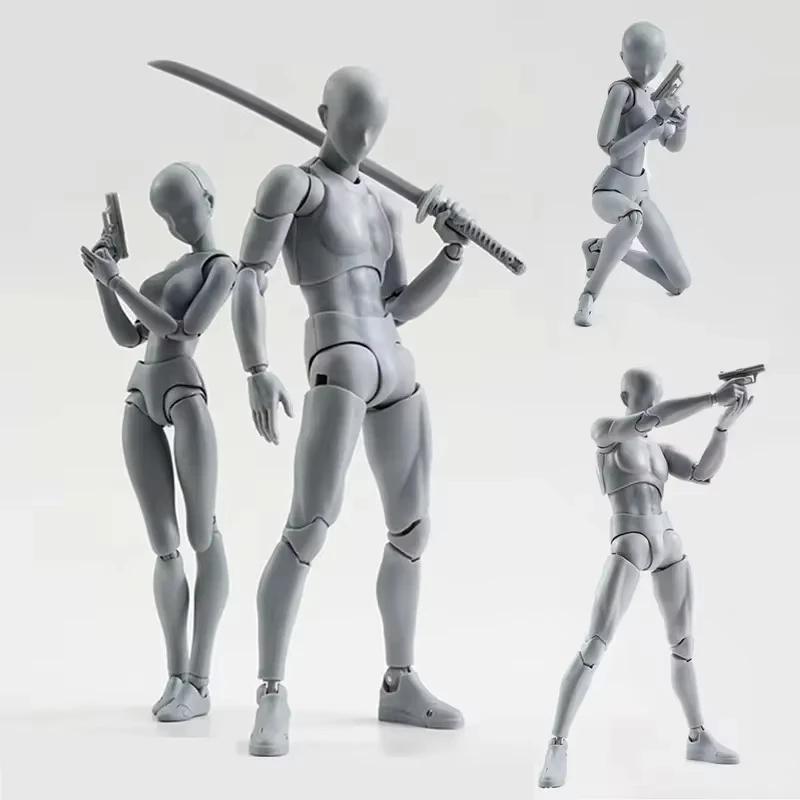 Artists Manikin Action Figure Drawing Model for Sketching Painting Drawing Human Mannequin Body Kun Doll Male Action Figure