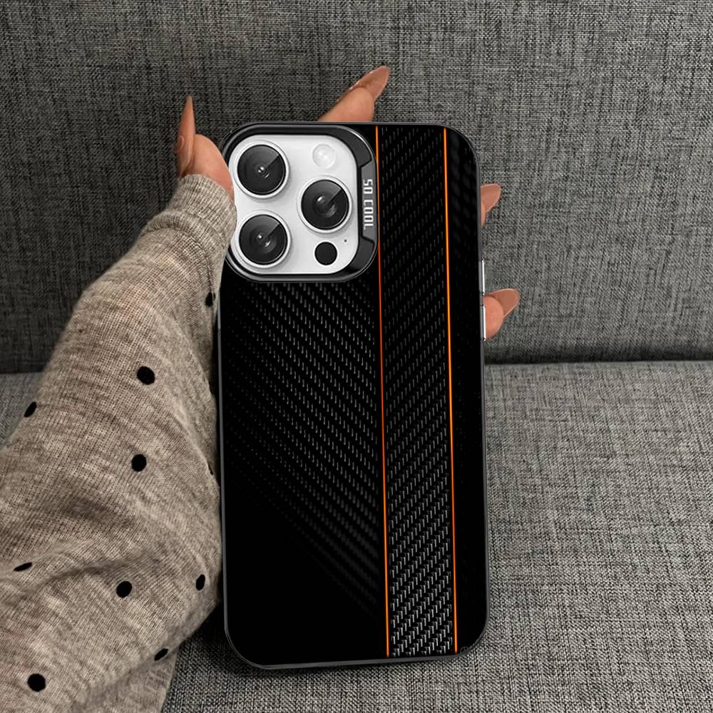 Fiber Texture Phone Cases For IPhone 17 16 15 14 13 12 11 Plus Pro Max Colorful Case