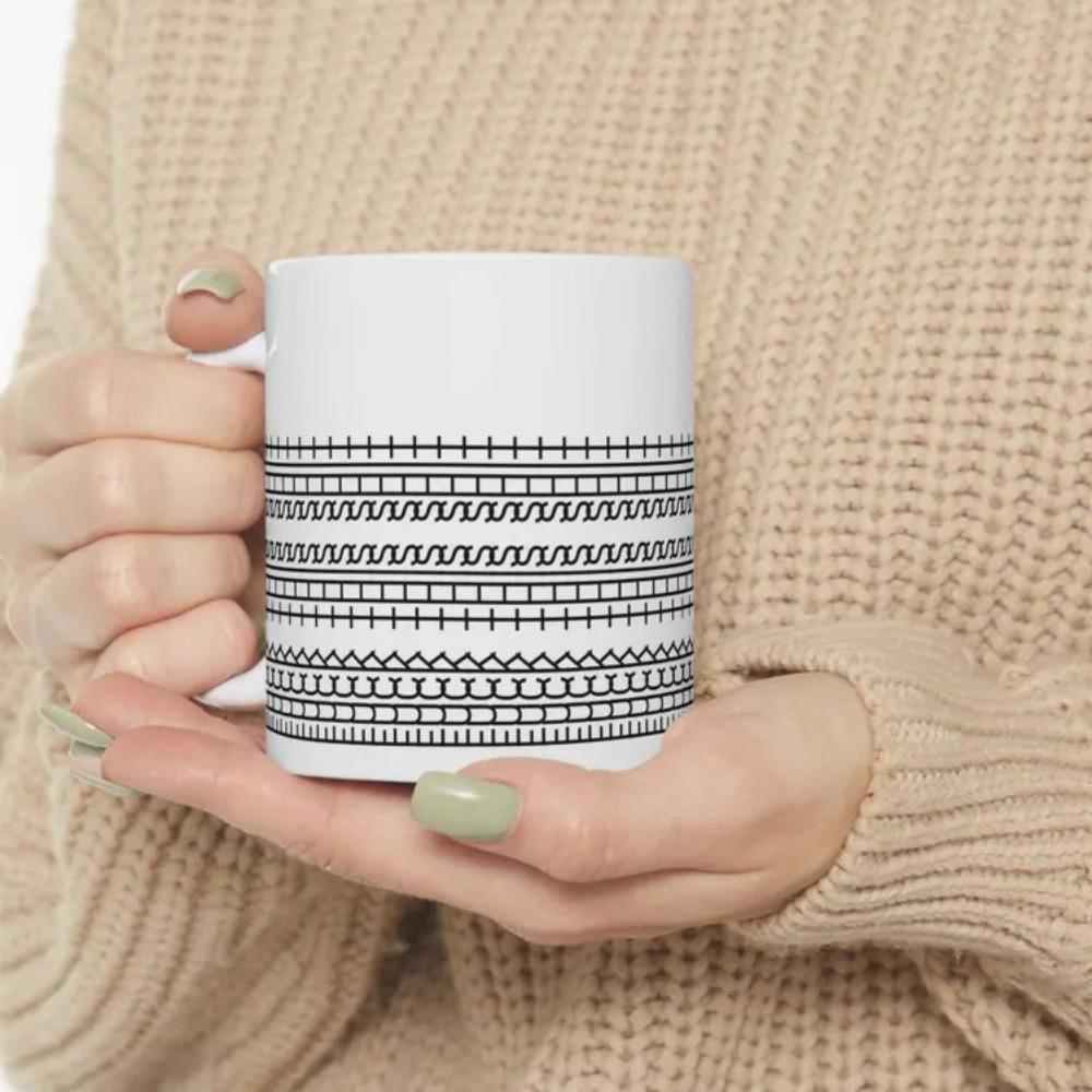 Ergonomic Handle Hidden Message Mug Microwave-Safe Drinking Mug Water Cup Teacup  Gift