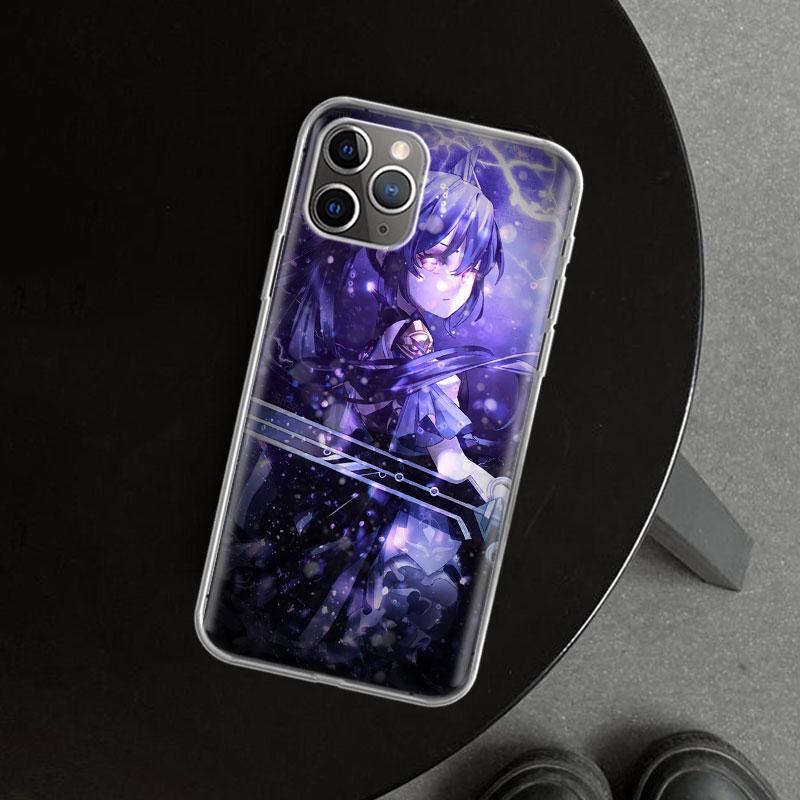 Genshin Impact Keqing Phone Case Cover For iPhone 11 12 13 Mini 14 15 Plus 16 Pro Max 17 Air 7 8 + SE Art Customized Fundas 11 1