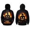Halloween Skeleton Bone 3D Print Hoodie Unisex Pullover Sweatshirt Horror Cosplay Party Casual Streetwear Costume Tops