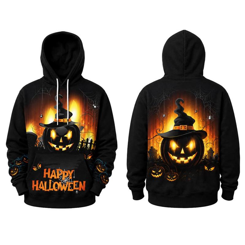Halloween Skeleton Bone 3D Print Hoodie Unisex Pullover Sweatshirt Horror Cosplay Party Casual Streetwear Costume Tops