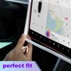 Voor Tesla Schermbeschermer Siliconen Frame Display Rand Carrosserie Cover Centrale Bediening Accessoires Voor Tesla Model 3 Y 2025 2025 2025