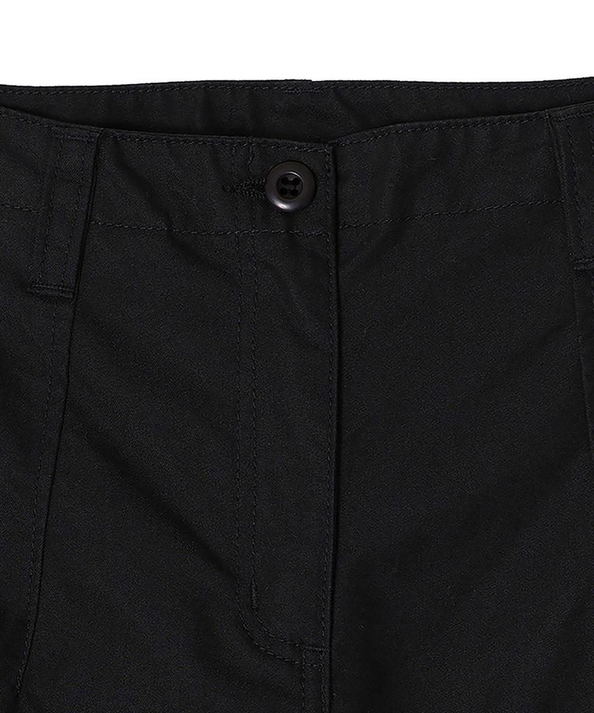 NOIRER FOR WOMAN Cotton Field Wide Pants (Black)